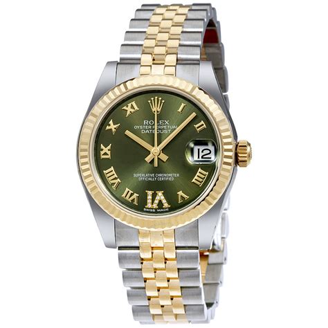 rolex datejust jubilee stainless steel roman number|rolex datejust 31 gold price.